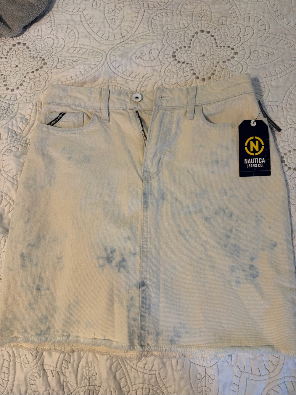 Nautica Jeans Co. Tye dye Denim Skirt